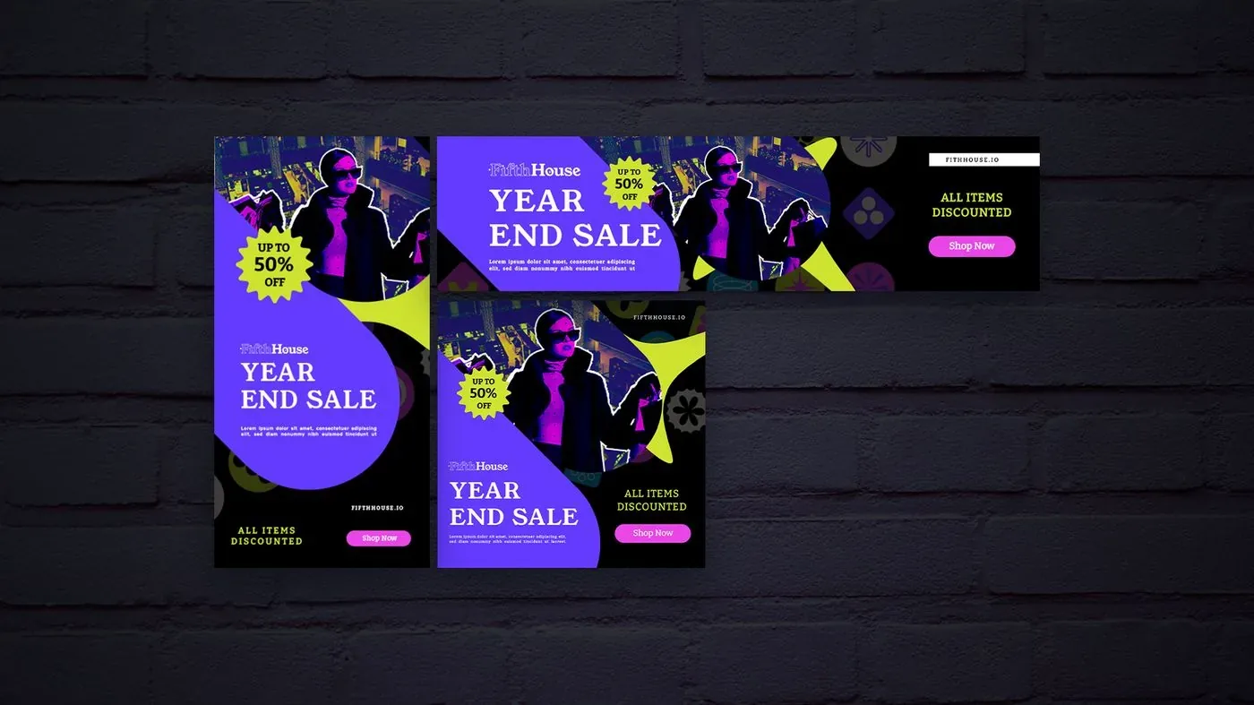 Graphic Design & Marketing Materials work from FifthHouse